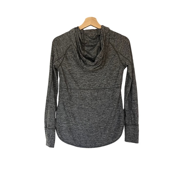 Athleta Baja Heather Grey Zip Hoodie Size XSP - Picture 6 of 10